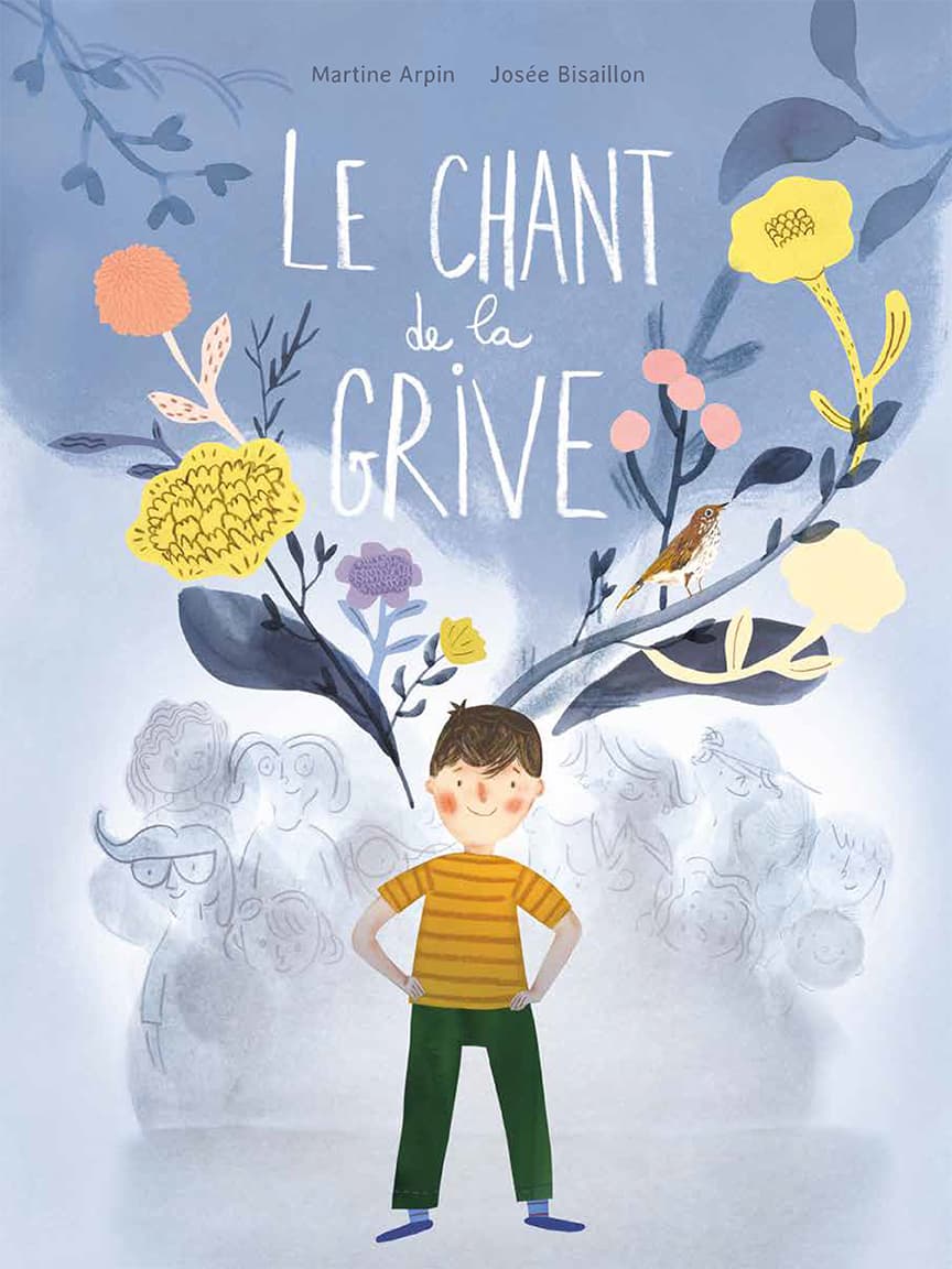 Le chant de la grive, illustration by Josée Bisaillon (1)