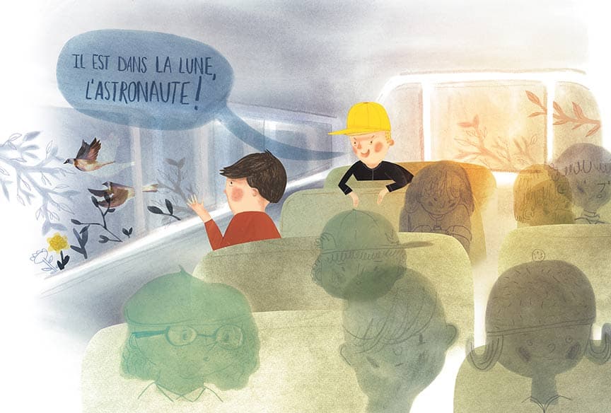 Le chant de la grive, illustration by Josée Bisaillon (4)