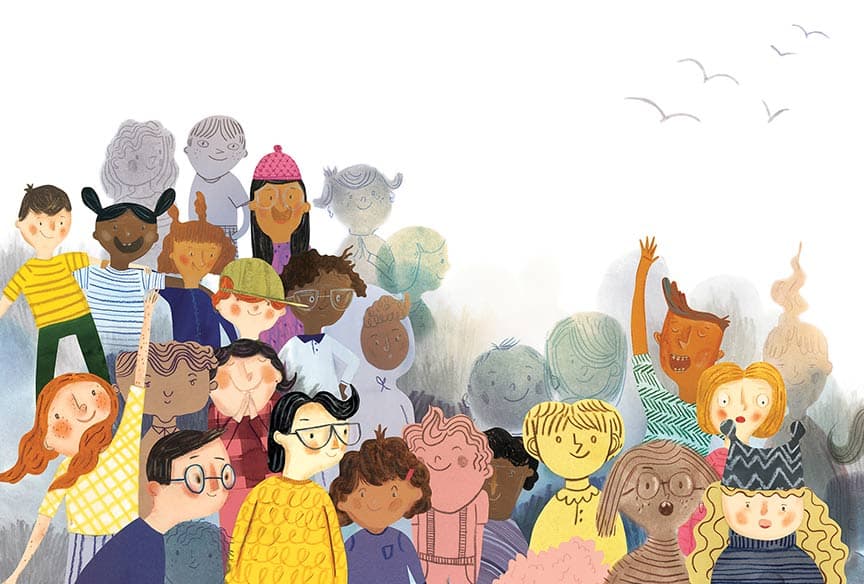 Le chant de la grive, illustration by Josée Bisaillon (5)