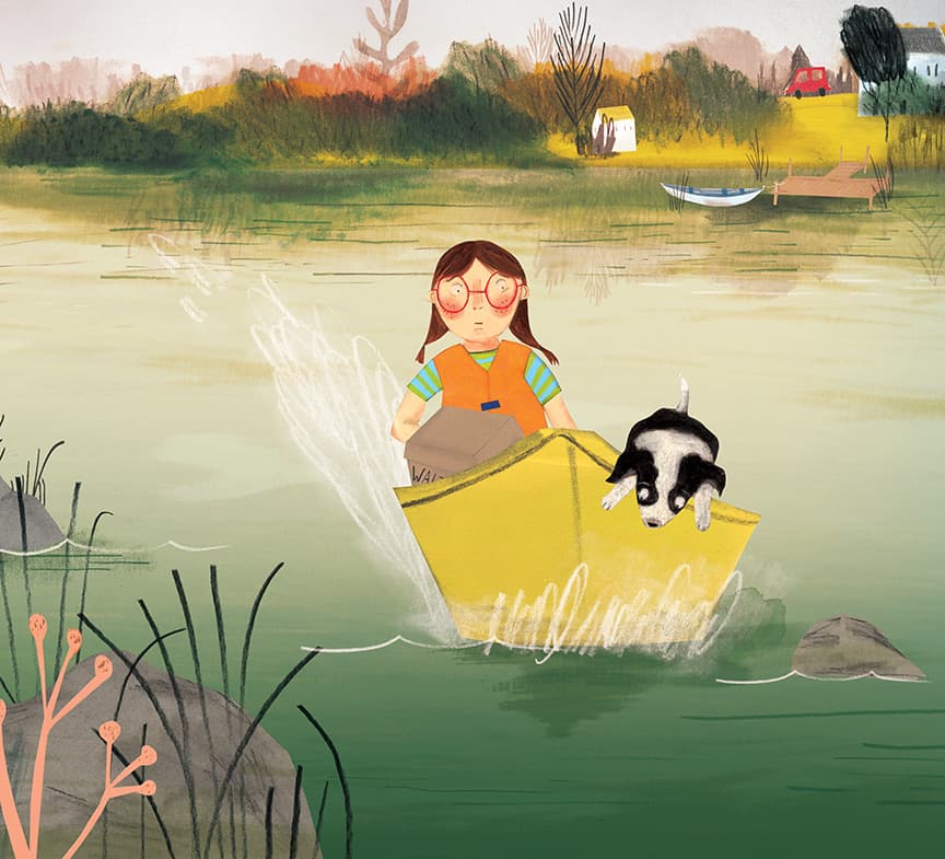 Out into the Big Wide Lake, illustration by Josée Bisaillon (5)