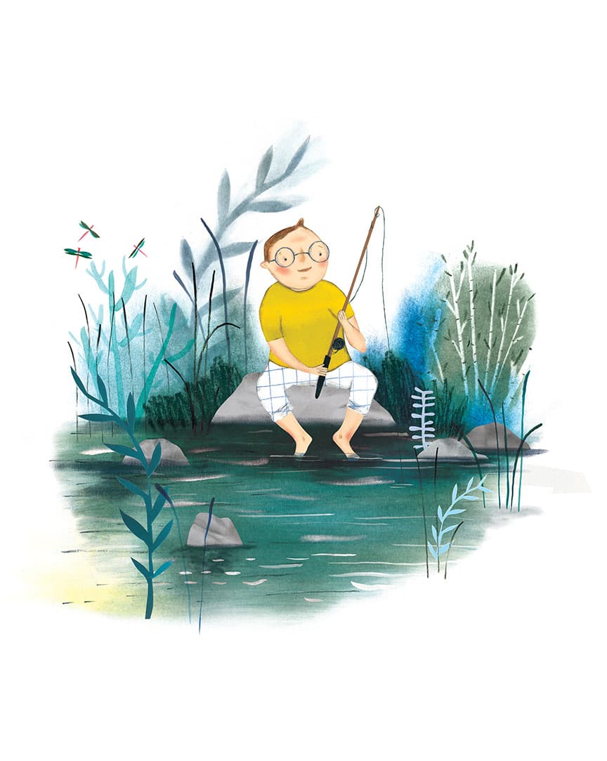 Martin and the River, illustration by Josée Bisaillon (2)