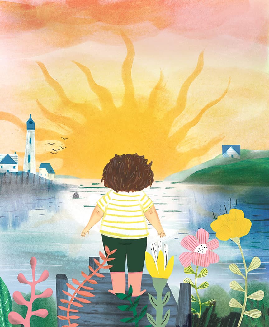 Sometimes I Feel Like a River, illustration by Josée Bisaillon (2)