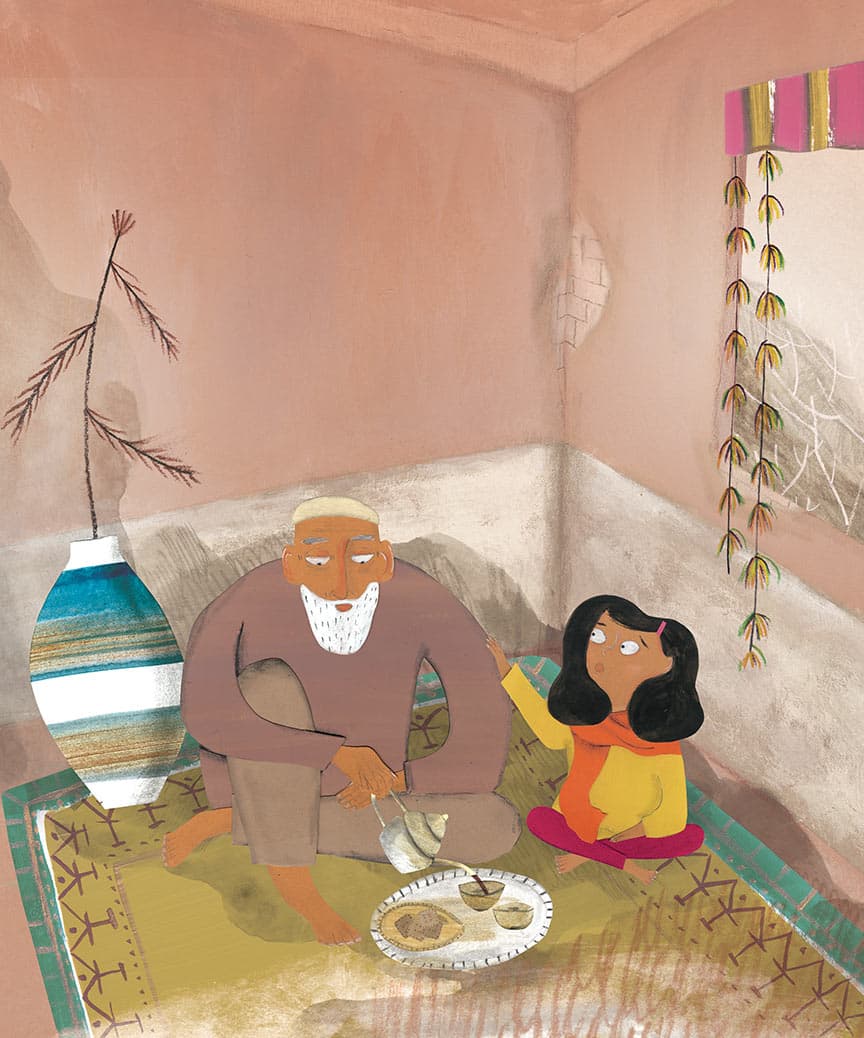 Usha and the Stolen Sun, illustration by Josée Bisaillon (3)