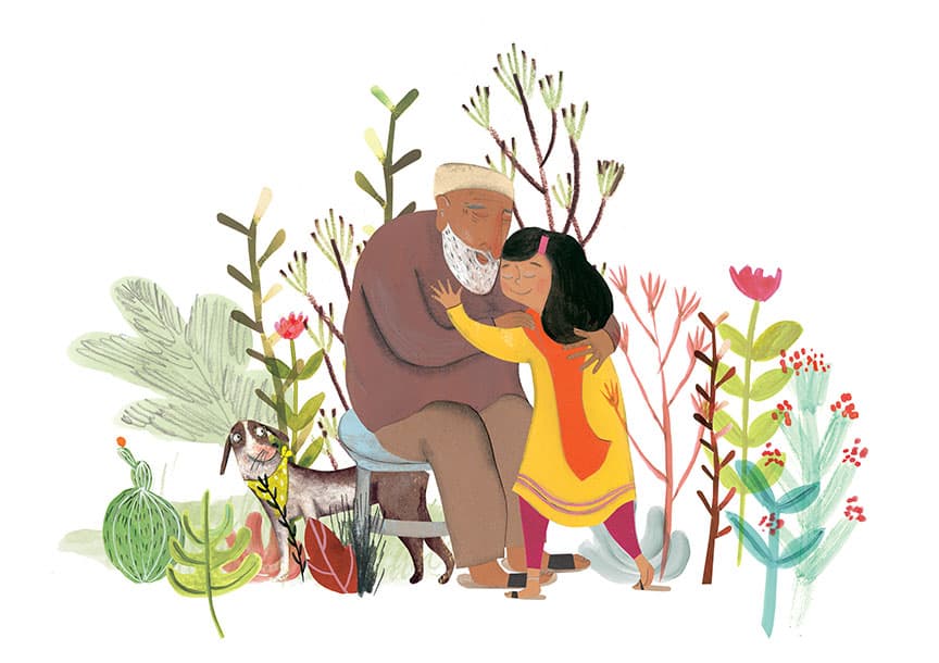 Usha and the Stolen Sun, illustration by Josée Bisaillon (6)