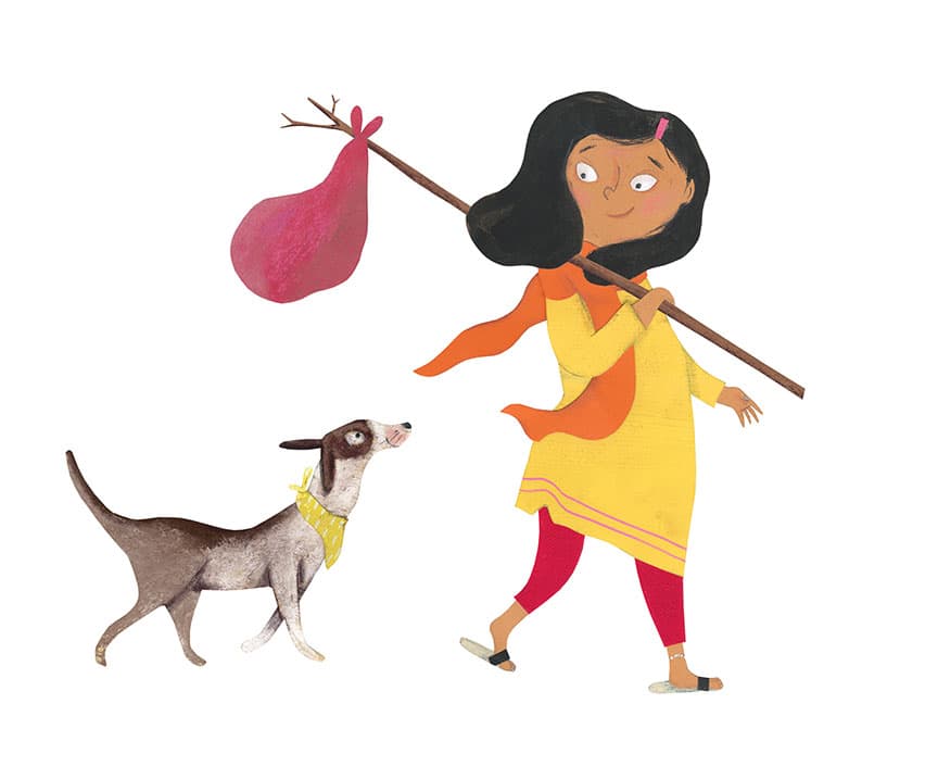 Usha and the Stolen Sun, illustration by Josée Bisaillon (7)