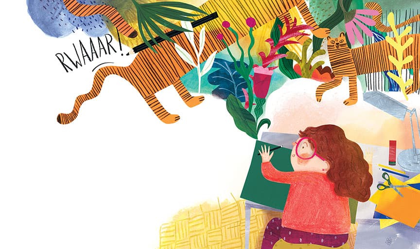 Aujourd’hui, promis !, illustration by Josée Bisaillon (2)