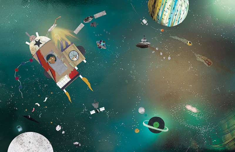 Reviens sur Terre Esther!, illustration by Josée Bisaillon (7)