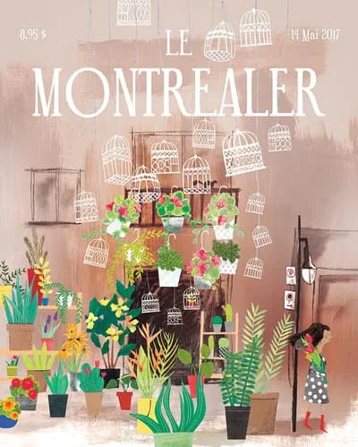 Le Montrealer, illustration by Josée Bisaillon